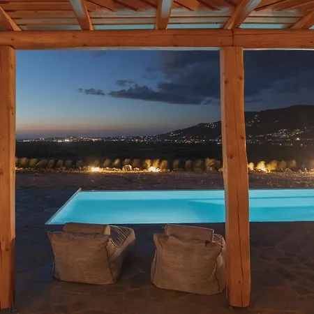 ヴィラ Vouno Luxury Glinado Naxos